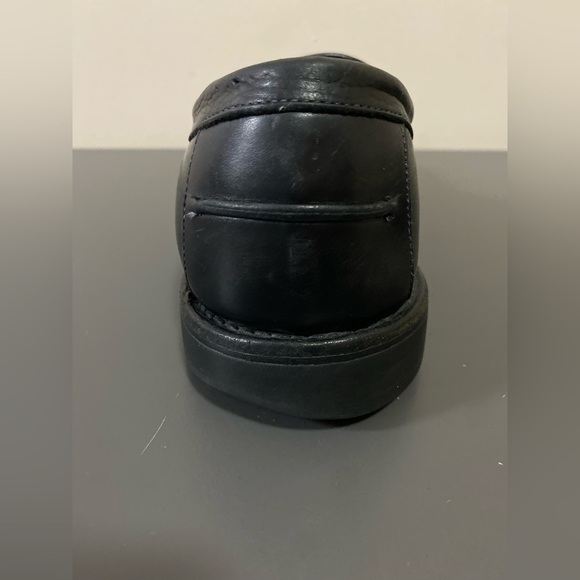 Allen Edmonds Men's Black Leather "Breton" Penny Loafer Rubber Sole Size 10B - Picture 8 of 14